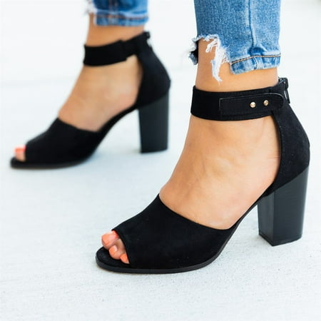 Cathalem Women Sandals Heels Strap Shoes Pumps Ladies Fashion Solid Color Fish Mouth Chunky High Heel Zipper Sandals Sandal Black 8.5
Cathalem Women Sandals Heels Strap Shoes Pumps Ladies Fashion Solid Color Fish Mouth Chunky High Heel Zipper Sandals Sandal Black 8.5