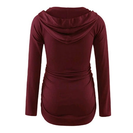 Maternity Tops Maternity Hoodie Long Sleeves Shirt CasualVneck Top Pregnancy Sweatshirt Tunics Red S
Maternity Tops Maternity Hoodie Long Sleeves Shirt CasualVneck Top Pregnancy Sweatshirt Tunics Red S