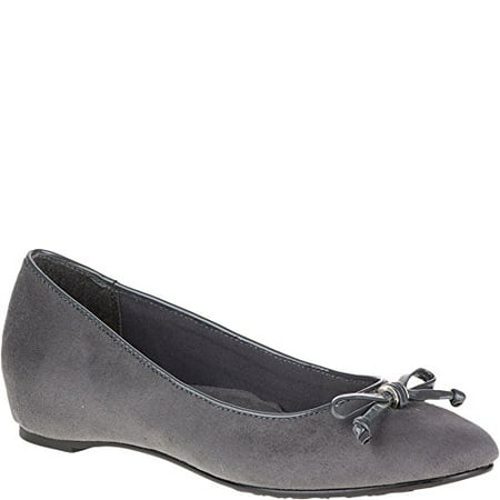 Soft Style Cahill Dark Grey Faux Suede/Dark Grey Patent 7.5