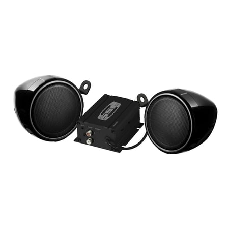 Ssl Black 600 Watt Motorcycle/atv Sound System (smc65)