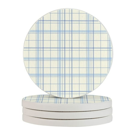 Circular Drink Coasters Set Plaid Background Beautiful Home Decor Diatomite Heat-Resistant Diatomite Protect Table Countertop 
Circular Drink Coasters Set Plaid Background Beautiful Home Decor Diatomite Heat-Resistant Diatomite Protect Table Countertop