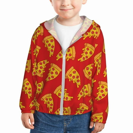 Sun Hoodie for Kids Cute Red Pizza Long Sleeve Swim Fishing Shirts Sun Protection Zip Up Jacket Clothing Athletic Hoodie
Sun Hoodie for Kids Cute Red Pizza Long Sleeve Swim Fishing Shirts Sun Protection Zip Up Jacket Clothing Athletic Hoodie