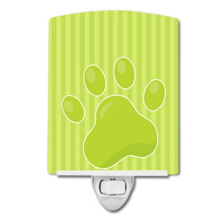 Caroline s Treasures BB7074CNL Puppy Pawprint Green Stripes Ceramic Night Light 6x4x3 multicolor
Caroline s Treasures BB7074CNL Puppy Pawprint Green Stripes Ceramic Night Light 6x4x3 multicolor