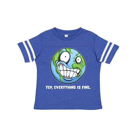 Inktastic Yep Everything Is Fine with Distressed Planet Earth Gift Toddler Boy or Toddler Girl T-Shirt
Inktastic Yep Everything Is Fine with Distressed Planet Earth Gift Toddler Boy or Toddler Girl T-Shirt