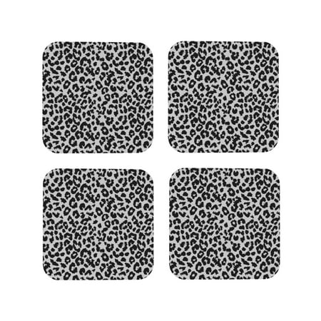 Coasters Set of 4 - Similar To Leopard Print Drink Coasters for Tabletop Protection Leather Coasters for Living Room Decor and Housewarming Gift Square
Coasters Set of 4 - Similar To Leopard Print Drink Coasters for Tabletop Protection Leather Coasters for Living Room Decor and Housewarming Gift Square