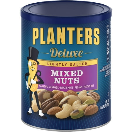 Planters Deluxe Lightly Salted Mixed Nuts, 15.25 oz