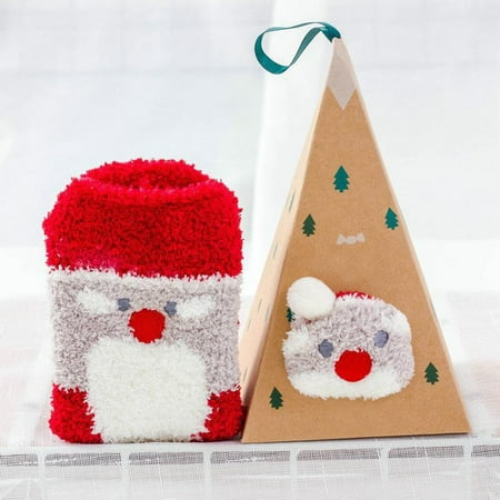 2 pc Cute 3D Animal Socks With Gift Box Coral Fleece Socks Winter Thickened Cartoon Embroidery Floor Christmas Socks Color Random
2 pc Cute 3D Animal Socks With Gift Box Coral Fleece Socks Winter Thickened Cartoon Embroidery Floor Christmas Socks Color Random