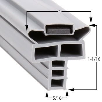 Randell 9200327 Door Gasket Part# (IN-GSK1048)