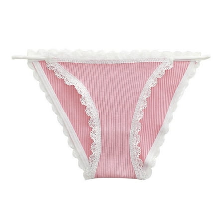 Qingsaizhen Briefs Low Rise Seamless Quick Drying Women Thong Lace Trim Ultra-thin G-string Briefs for Sleeping
Qingsaizhen Briefs Low Rise Seamless Quick Drying Women Thong Lace Trim Ultra-thin G-string Briefs for Sleeping