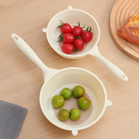 Ludlz Rice Washing Sieve Convenient Durable Fine Hole Design Vegetable Fruit Washing Colander for Home Kitchen
Ludlz Rice Washing Sieve Convenient Durable Fine Hole Design Vegetable Fruit Washing Colander for Home Kitchen