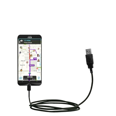 Classic Straight USB Cable suitable for the Asus ZenFone Zoom with Power Hot Sync and Charge Capabilities