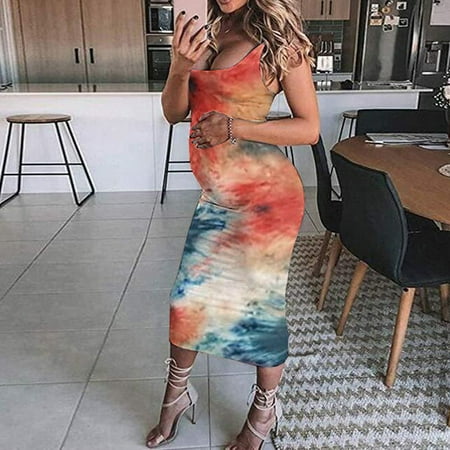 Fragarn Summer Casual Round Neck Sleeveless Printing Maternity Long Skirt Vest Dress
Fragarn Summer Casual Round Neck Sleeveless Printing Maternity Long Skirt Vest Dress