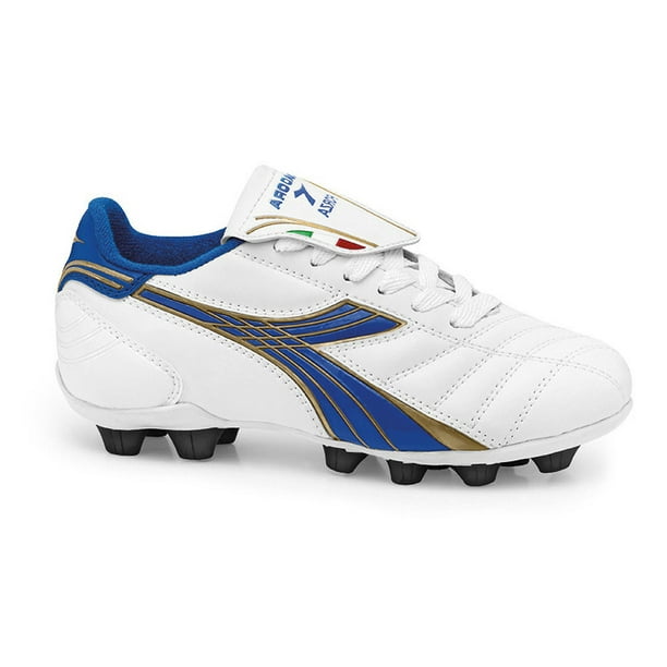 Diadora Kid's FORZA Lace Up White Sneakers 6 M