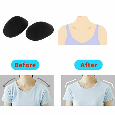 Intimates Accessories Bra Women Silicone Foam Shoulder Push-Up Adhesive Enhancer Shoulder Pads Black
Intimates Accessories Bra Women Silicone Foam Shoulder Push-Up Adhesive Enhancer Shoulder Pads Black