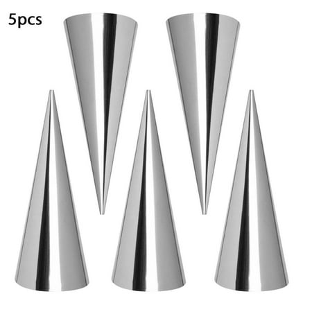 Hi.FANCY Cream Horn Molds Stainless Steel Pastry for Croissant Cones Conical Roll Horn Form Baking Cone Moulds 5pcs Molds
Hi.FANCY Cream Horn Molds Stainless Steel Pastry for Croissant Cones Conical Roll Horn Form Baking Cone Moulds 5pcs Molds