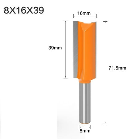 BAMILL 8mm Shank Double Flute Straight Router Bit Wood Milling Cutter Tungsten Carbide
BAMILL 8mm Shank Double Flute Straight Router Bit Wood Milling Cutter Tungsten Carbide
