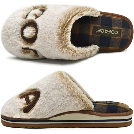 COFACE Womens Fluffy Slippers Memory Foam Slip on House Slippers Ladies Comfortable Warm Plush Fur Slipper With Cozy Cushion Lining
COFACE Womens Fluffy Slippers Memory Foam Slip on House Slippers Ladies Comfortable Warm Plush Fur Slipper With Cozy Cushion Lining
