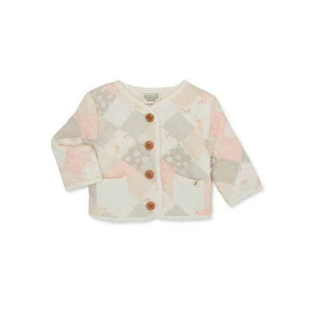 easy-peasy Baby Girl Quilted Jacket Sizes 0-24 Months