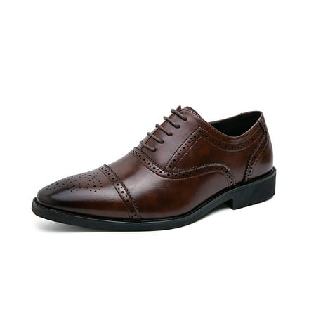 Men‘s Cap-toe Brogue Oxford Shoes Dress Shoes For Business Wedding Party Valentine‘s Day Gift
Men‘s Cap-toe Brogue Oxford Shoes Dress Shoes For Business Wedding Party Valentine‘s Day Gift