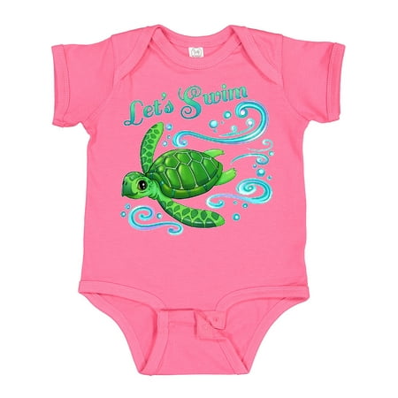 Inktastic Lets Swim- Cute Sea Turtle Gift Baby Boy or Baby Girl Bodysuit 
Inktastic Lets Swim- Cute Sea Turtle Gift Baby Boy or Baby Girl Bodysuit