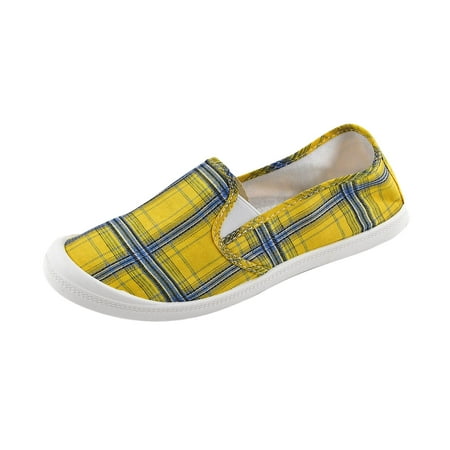 JINMGG Sneakers for Women Plus Clearance Fashion Low-cut Canvas Shoes One-foot Version Student Casual Flat Shoes Yellow 38
JINMGG Sneakers for Women Plus Clearance Fashion Low-cut Canvas Shoes One-foot Version Student Casual Flat Shoes Yellow 38