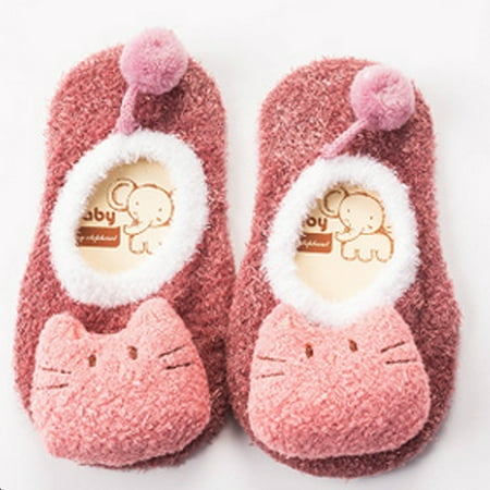 AmShibel Baby s Cute Slipper Socks Animal Shape Anti Slip Walk Socks Soft Warm Indoor Cartoon Shoes
AmShibel Baby s Cute Slipper Socks Animal Shape Anti Slip Walk Socks Soft Warm Indoor Cartoon Shoes