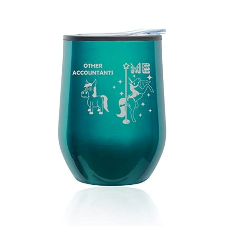 Stemless Wine Tumbler Coffee Travel Mug Glass with Lid Accountant Superstar Unicorn Funny (Turquoise Teal)
Stemless Wine Tumbler Coffee Travel Mug Glass with Lid Accountant Superstar Unicorn Funny (Turquoise Teal)