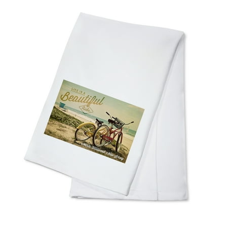 North Wildwood New Jersey Life is a Beautiful Ride Beach Cruisers (100% Cotton Tea Towel Decorative Hand Towel Kitchen and Home)
North Wildwood New Jersey Life is a Beautiful Ride Beach Cruisers (100% Cotton Tea Towel Decorative Hand Towel Kitchen and Home)