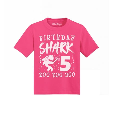 Shop4Ever 5th Birthday Shark Doo Doo Doo Toddler s Cotton T-Shirt 5T/6T Hot Pink
Shop4Ever 5th Birthday Shark Doo Doo Doo Toddler s Cotton T-Shirt 5T/6T Hot Pink