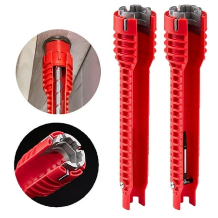 2 Pack 8 in 1 Faucet And Sink Installer Multifunctional Wrench Tool For Kitchen Bathroom Easy-to-use Plumbing Repair Tools (Red)
2 Pack 8 in 1 Faucet And Sink Installer Multifunctional Wrench Tool For Kitchen Bathroom Easy-to-use Plumbing Repair Tools (Red)