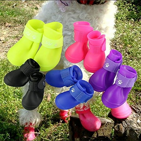 Cdycam Puppy Dogs Candy Colors Anti-Slip Waterproof Rubber Rain Shoes Boots Paws Cover (Blue Large)
Cdycam Puppy Dogs Candy Colors Anti-Slip Waterproof Rubber Rain Shoes Boots Paws Cover (Blue Large)