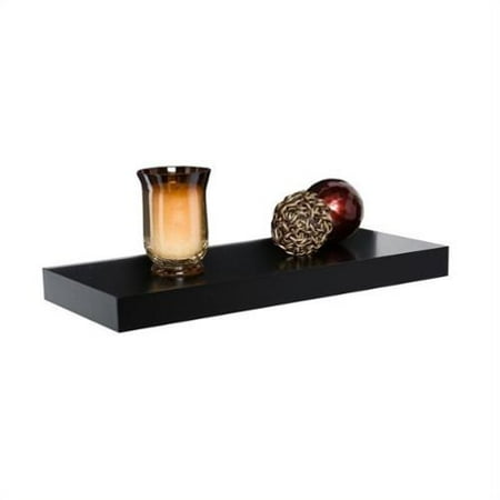 Southern Enterprises Chicago Floating Shelf in Black