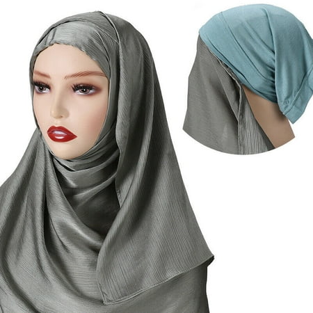 Women Muslim Hijab Headscarf With Inner Bonnet Cap Instant Turban Wrap Amira Hat
Women Muslim Hijab Headscarf With Inner Bonnet Cap Instant Turban Wrap Amira Hat