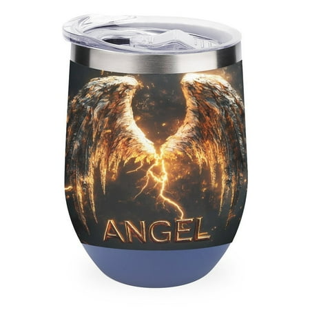 Angel Wings 12oz Wine Tumbler with lid Stainless Steel Travel Mugs Double Wall Insulated Travel Coffee Cup Wine Glasses One size
Angel Wings 12oz Wine Tumbler with lid Stainless Steel Travel Mugs Double Wall Insulated Travel Coffee Cup Wine Glasses One size