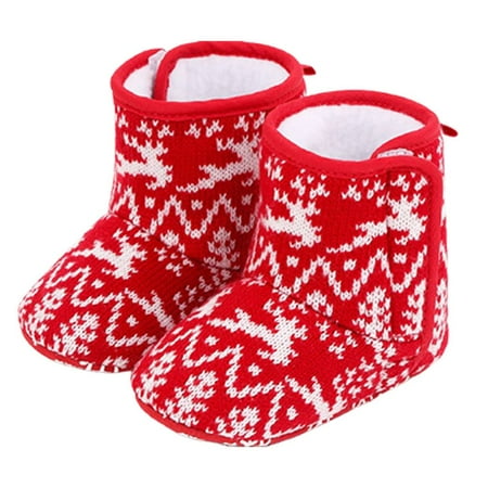 Newborn toddler Anti-Slip soft-soled Christmas boots baby shoes Foot Socks Warm Slippers S 1
Newborn toddler Anti-Slip soft-soled Christmas boots baby shoes Foot Socks Warm Slippers S 1