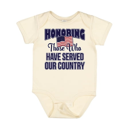 Inktastic Veterans Day Military Honoring Those Who Serve Gift Baby Boy or Baby Girl Bodysuit
Inktastic Veterans Day Military Honoring Those Who Serve Gift Baby Boy or Baby Girl Bodysuit