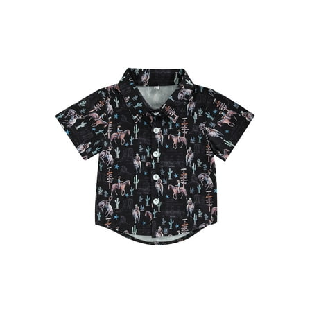 JYYYBF Toddler Baby Boys Button Down Shirts Cowboy Print slim-Fit Short Sleeve Cool Dress Shirt Cute Top for Kids Black 4-5 Years
JYYYBF Toddler Baby Boys Button Down Shirts Cowboy Print slim-Fit Short Sleeve Cool Dress Shirt Cute Top for Kids Black 4-5 Years