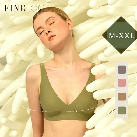 New Seamless Jelly Feeling Bra Triangle Brassiere Soft Bra Simple Sexy Bra Ladies Bra Cool Breathable Bralette Green Int:S
New Seamless Jelly Feeling Bra Triangle Brassiere Soft Bra Simple Sexy Bra Ladies Bra Cool Breathable Bralette Green Int:S