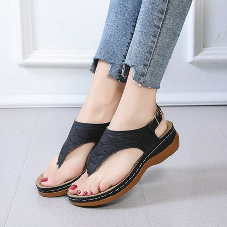 Women s Wedge Flip Flops Casual Plus Size Clamp Toe Solid Color Sandals for Wedding Party Ballroom
Women s Wedge Flip Flops Casual Plus Size Clamp Toe Solid Color Sandals for Wedding Party Ballroom