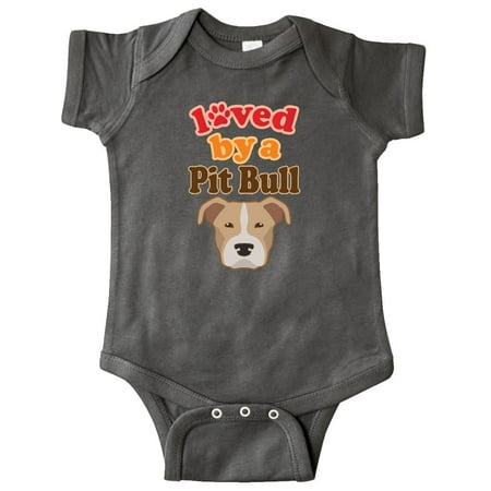 Inktastic Pit Bull Terrier Dog Lover Gift Baby Boy or Baby Girl Bodysuit