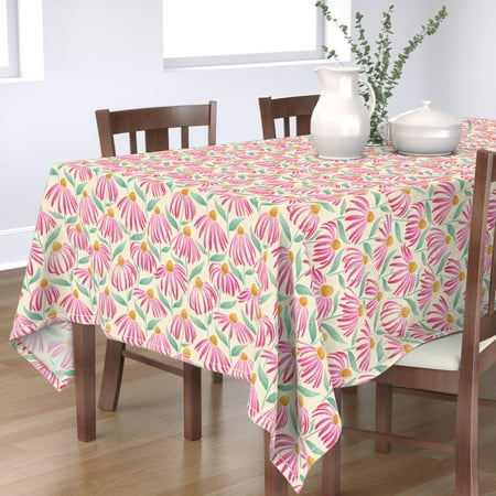 Cotton Sateen Tablecloth 90 Square - Meadow Flowers Botanical Daisies Summer Petals Prairies Pink Floral Beige Background Watercolor Print Custom Table Linens by Spoonflower
Cotton Sateen Tablecloth 90 Square - Meadow Flowers Botanical Daisies Summer Petals Prairies Pink Floral Beige Background Watercolor Print Custom Table Linens by Spoonflower