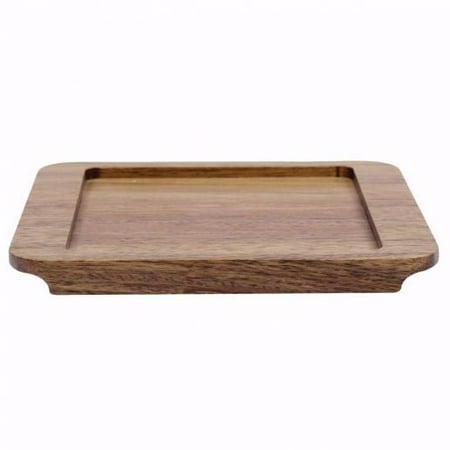 2 Pcs Tablecraft UCW01 7.5 x 6.5 Acacia Cast Iron Underliner Each