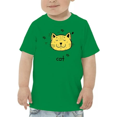 Cute Little Cat Face T-Shirt Toddler -Image by Shutterstock 3 Toddler