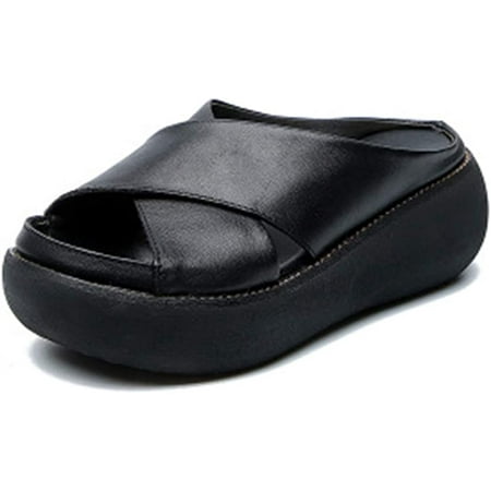 PIKADINGNIS Women Wedge Sandals Two Band Platform Slides Wavy Sole Slippers Open Toe
PIKADINGNIS Women Wedge Sandals Two Band Platform Slides Wavy Sole Slippers Open Toe