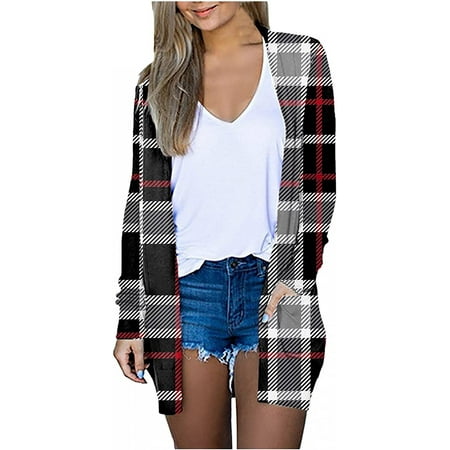 Cardigan for Women Lightweight Long Sleeve Solid Color Cardigan Blouse Casual Open Front Fall Cover Ups with Pockets
Cardigan for Women Lightweight Long Sleeve Solid Color Cardigan Blouse Casual Open Front Fall Cover Ups with Pockets