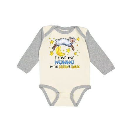 Inktastic I Love My Nonno to the Moon and Back Cute Sheep Gift Baby Boy or Baby Girl Long Sleeve Bodysuit
Inktastic I Love My Nonno to the Moon and Back Cute Sheep Gift Baby Boy or Baby Girl Long Sleeve Bodysuit