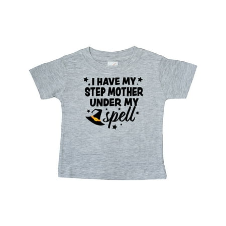 Inktastic I Have My Step Mother Under My Spell with Cute Witch Hat Gift Baby Boy or Baby Girl T-Shirt
Inktastic I Have My Step Mother Under My Spell with Cute Witch Hat Gift Baby Boy or Baby Girl T-Shirt