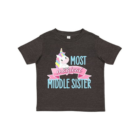Inktastic Most Magical Middle Sister- Cute Unicorn Gift Toddler Toddler Girl T-Shirt
Inktastic Most Magical Middle Sister- Cute Unicorn Gift Toddler Toddler Girl T-Shirt