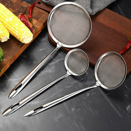 Stainless Steel Slotted Spoon Fine Mesh Soy Milk Juice Strainer Spoon Kitchen Kitchen Utensils Hot Pot Oil Grid Slotted Spoon
Stainless Steel Slotted Spoon Fine Mesh Soy Milk Juice Strainer Spoon Kitchen Kitchen Utensils Hot Pot Oil Grid Slotted Spoon