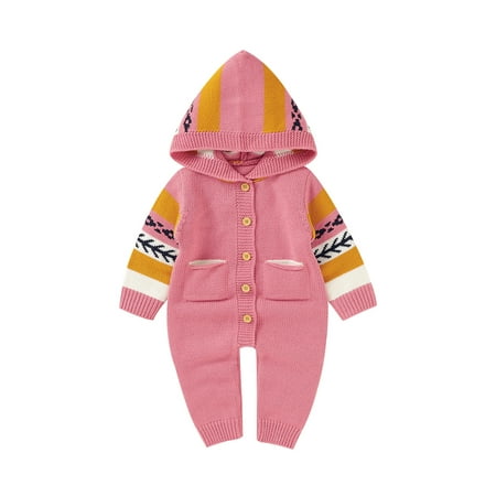 Seyurigaoka Girls/Boys Lovely Baby Knitted Romper Long Sleeve Hooded Long Pants Romper
Seyurigaoka Girls/Boys Lovely Baby Knitted Romper Long Sleeve Hooded Long Pants Romper
